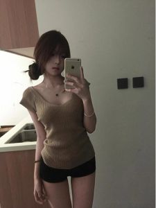 SHUQINGLAI | Elegant Slim Fit V-Neck Knit T-shirt