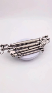 304 Stainless Steel Closed Body Turnbuckle Wire Rope Tightener Cable Tension Adjuster M5 M6 M8 M10 M12