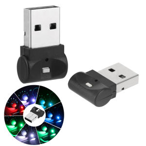 Mini USB Car Foot Light Emergency Lighting Car Accessory PC Auto Interior Plug And Play LED Atmosphere Light