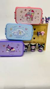 iSchoolDy Kids Sanrio Kuromi My Melody Cinnamoroll BPA Free Lunch Box Food Container Kotak Bekas Makan Sekolah