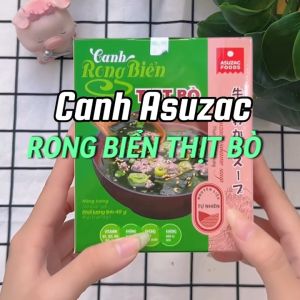 Canh rong biển thịt bò Asuzac 40g (4g X 10 gói) Gomi Mall