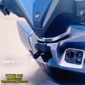 Gantungan Barang Motor CNC PCX160 Variasi Barang Kait Gantung Sepeda Motor SEAMETAL