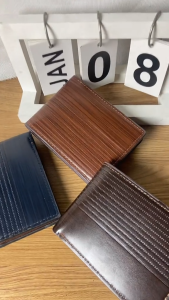Dori Leather Solid Luxury Wallet Pu Leather Slim Bifold Short Credit Card Holder Business Purse