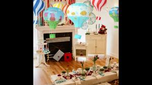 30cm Hot Air Balloon Park Amusement Park Shopping Mall Kindergarten Decoration Paper Lanterns Wedding Outdoor Folding Decoration
