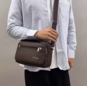 SUPERINN MALAYSIA Sport Waist Bag Crossbody Sling Bag For Man and Woman Crossbody Handbag Big Zip Bag Big Crossbody Bag Sling Beg Lelaki Mens multifunctional simple crossbody Lelaki bag large capacity Oxford cloth shoulder bag fashionable business men