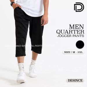 DESINCE Men Jogger Pants Quarter Pants Quarter Jogger Seluar Suku Seluar Jogger Tiga Suku Seluar 3 Suku MP 027