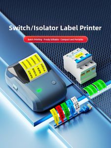 Switch Label Printer Night Light Electrical Distribution Box Low Voltage Circuit Breaker Cable Label Machine
