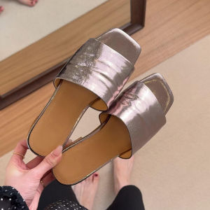 FANGXI | Summer Vacation Style Sheepskin Rome Sandal Slipper