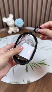 Túi Đựng Cáp Sạc Trong Suốt Chống Nước Có Móc Treo – Đựng Tai Nghe USB Phụ Kiện Nhỏ Gọn