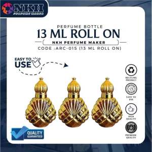 [ 1 PCS ] BOTOL KOSONG MINYAK WANGI 13ML ARABIC ROLL ON ( ARC-015 )