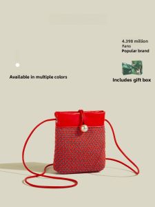 MuziKai Fashionable Casual Womens Phone Bag 2025 New Summer Trendy Small Versatile Crossbody Bag Single Shoulder Handbag