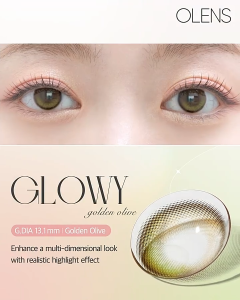 OLENS Glowy 1Day Golden Olive 20P + Case