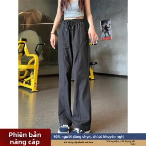 LIUBU | Quần Tây Đen Kiểu Mỹ Mùa Hè Giảm Cân