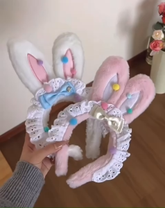Nhiều mẫu Băng đô cài tóc đính nơ vương miện mẫu Thỏ Elsa siêu dễ thương cho bé gái cô gái