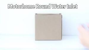 RV Water Tank Fill Cap RV Accessories Caravan Round Gravity Water Inlet with Lock for RV Boat Camper Trailer Exterior Hatch