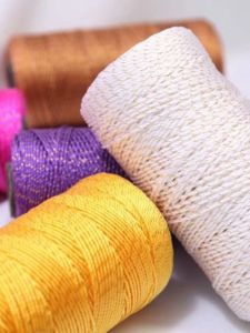 Thickened Ice Silk Yarn Polypropylene Summer Hat Yarn DIY Bag Yarn Crochet Hat Yarn Home Textile Sewing DIY Accessories