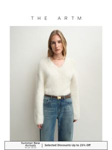 Llama Wool V-Neck Pullover