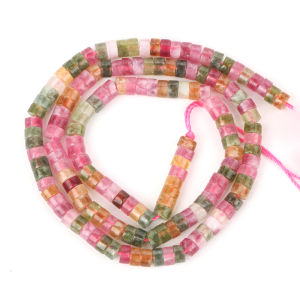 Natural Stone Beads 4x2mm Multicolor Round Loose Spacer Beads for Jewelry Making DIY Bracelets Earring Accessories
