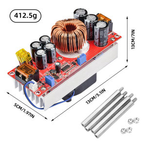 diymore | 1200W/1500W/1800W 20A/30A/40A DC-DC Boost Converter Step Up Power Supply Module 10-60V to 12-90V Adjustable Voltage Charger