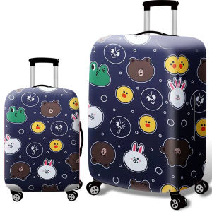 Thickened Travel Luggage Cover Elastic Wear-resistant Suitcase Protector Film for 20/24/28 Inch Suitcase Waterproof Dustproof