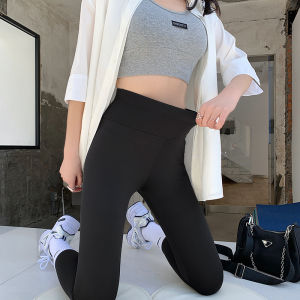 กางเกงโยคะกีฬาเอวสูง ระบายอากาศได้ดี กางเกงขายาวทรงเซิ้งแห้งเร็ว กางเกงขายาวลำลองสำหรับวิ่งสำหรับผู้หญิง โพลีเอสเตอร์ผสมอื่นๆ