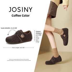 Josiny | Elevating Fur Lined Slip On Womens Clogs