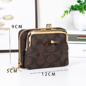LS Hot Item Women Fashion Multifunction Short Wallet Coin Purse Card Holder Cute Card Wallet
