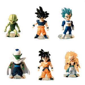 Bandai | 8 Pcs/Set Dragon Ball Z Action Figures Mini Small Statue Master Broli Goku Kame Sennin Tien Shinhan Chiaotzu PVC Model Kid Toy
