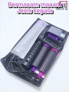 ACEBEST Hair Dryer Serbaguna 5in1 Hair Styler Ceramic Curl Wave FT-5 Catokan Sisir Curly FT-5