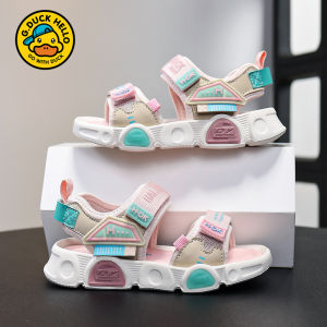 Fashionable Soft Bottom Duckling Sandals for Boys And Girls Summer Beach Shoes Breathable Upgraded Version Childrens Slip-On Sandals