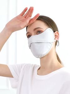 Khẩu trang vải mẫu mới chất liệu su đúc chống tia UV dành cho bạn Nữ