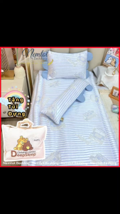 🆒NẰM MÁT🆒Bộ Nệm Gối Băng Lạnh Cao Cấp Cho Bé Mát Lạnh Êm Ái Tặng Kèm Túi Đựng - Nemtot Bedding