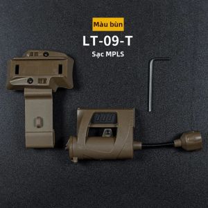 Đèn LED Chiến Thuật Gắn Mũ Bảo Hiểm 3 Chế Độ MPLS CHARGE Đèn Pha Quân Sự Dùng Cho Săn Bắn Cắm Trại Hoạt Động Ngoài Trời Có Giá Đỡ Mũ Bảo Hiểm