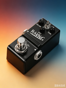 ROWIN LN-305 RAVING Mini Metal Distortion Pedal 3 Sound Modes True Bypass Guitar Effect