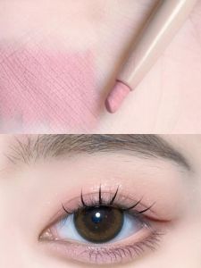 Pure Desire Little Cry Package Pink Double-Headed Waterproof Long-Lasting Tea Brown Shadow Pen+Highlighting Beginner-Friendly