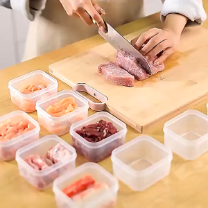 17KM Refrigerator Food Storage Container Kitchen Food Sealed Crisper Frozen Meat Fresh-keeping Box
