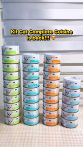 70g KitCat Complete Cuisine Wet Food Can Kit Cat All Stages Adult Kitten Cats Pet Nutrition Meal