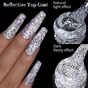 UR SUGAR LILYCUTE 7ml Iridescent Reflective Glitter Top Coat Colorful Gel Nail Polish Vernis Semi Permanent Nail Art UV Gel Hybird Esmaltes