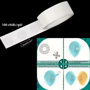 4 Bóng Đèn LED Bóng Bay Phát Sáng Trong Suốt Bobo Dùng Trang Trí Tiệc Cưới Sinh Nhật