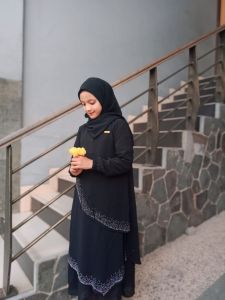 Gamis anak nela style 4 ukuran 7-16tahun