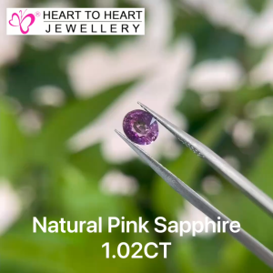 Natural Gemstone Pink Sapphire 1.02CT Oval Mix cut Pink from Sri Lanka