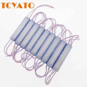 TCYATO 20pcs 3w COB LED Module 9 LEDS 12v 24v IP67 Waterproof Outdoor 75*16mm Letter Sign Shop Subway Car Ship Backlight Red