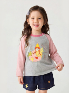 DUDUJIA | 100% Cotton Girls Long Sleeve T-Shirt for Autumn/Spring