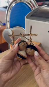 Móc Khoá sáp thơm. Bé Nhãn Handmade. Nhân vật "Ông Sáu" | Sản phẩm Thủ công từ trái nhãn. Quà tặng ý độc.