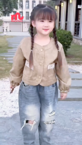 Quần Jean Bé Trai Amory Fashion Riomio Cotton Xử Lý Handfeel Mướt Ria Mèo Nổi Bật Ánh Rêu Ngầu Size 3/4–7/8 (15–30kg) RM981