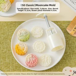 Meidi | Hand Press Mooncake Mould Baking Tool