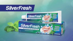SILVER FRESH with silver ion technology Anti-bacterial Toothpaste 100% Authentic product