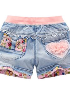 Quần Short Denim Mỏng Mềm Mại Cho Bé Gái Mùa Hè Phong Cách Mới Hàn Quốc Trẻ Em Mặc Ngoài Trời Đa Năng Quần Áo Trẻ Em