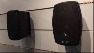 DYNAMAX FW65ABT 6.5” Bluetooth Wall Speaker System TWS For Cafe Restaurant (1 Pair) FREE Speaker Cable 10m