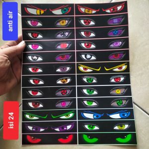 STIKER MATA KEDIP MINIATUR TRUK DAN BUS BAHAN HOLOGRAM DAN VYNIL | STIKER PACK | STIKER 1 LEMBAR PILIHAN BAHAN